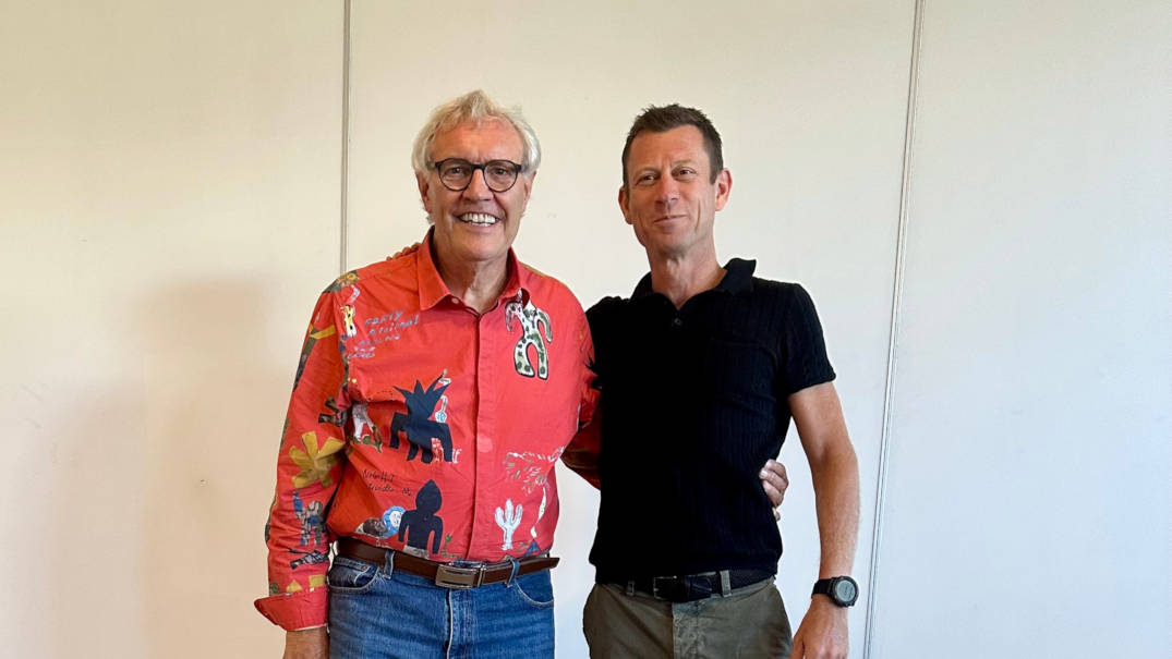 Robert Rasmussen and Per Kristiansen together at Matthias Renner's trainer graduation